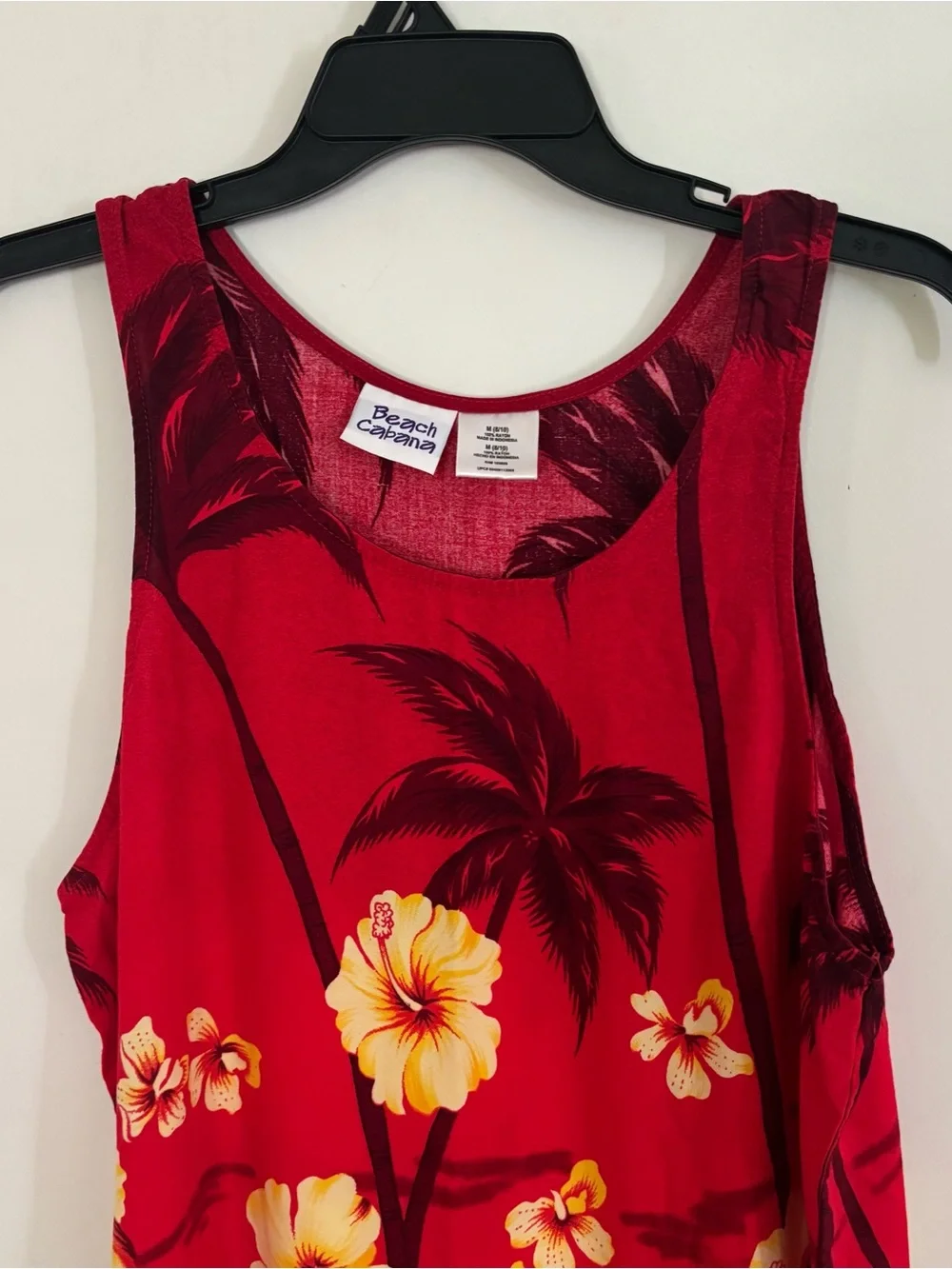 Beach Cabana Tropical Swimsuit Cover Up Dress Fringe M